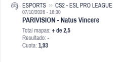Captura de cuota