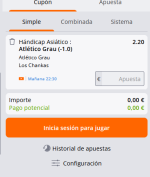 Captura de cuota