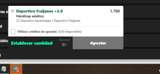 Captura de cuota