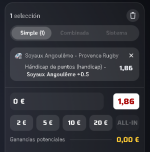 Captura de cuota