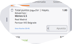 Captura de cuota