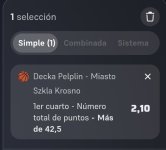 Captura de cuota
