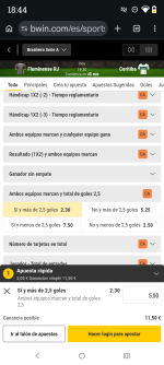 Captura de cuota