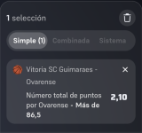 Captura de cuota