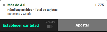 Captura de cuota