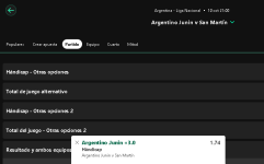 Captura de cuota