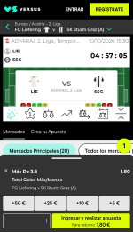 Captura de cuota