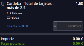 Captura de cuota
