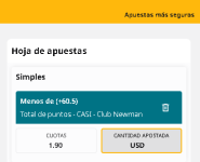 Captura de cuota