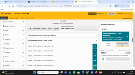 Captura de cuota