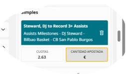 Captura de cuota