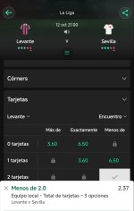 Captura de cuota