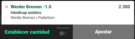 Captura de cuota