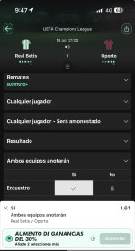 Captura de cuota