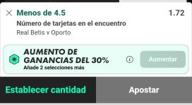 Captura de cuota