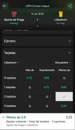 Captura de cuota