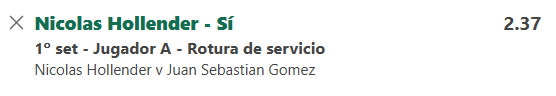 Captura de cuota