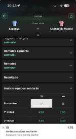Captura de cuota