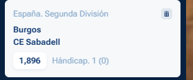 Captura de cuota