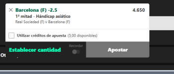 Captura de cuota