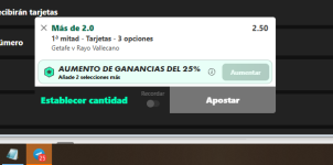 Captura de cuota