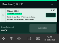 Captura de cuota