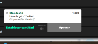 Captura de cuota