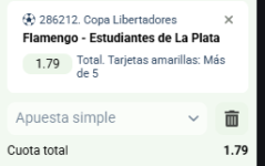 Captura de cuota