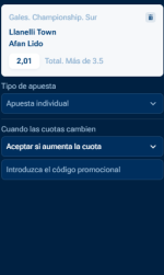 Captura de cuota