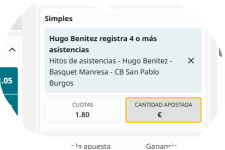 Captura de cuota