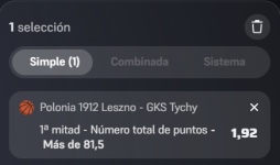 Captura de cuota