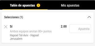 Captura de cuota