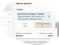 Captura de cuota