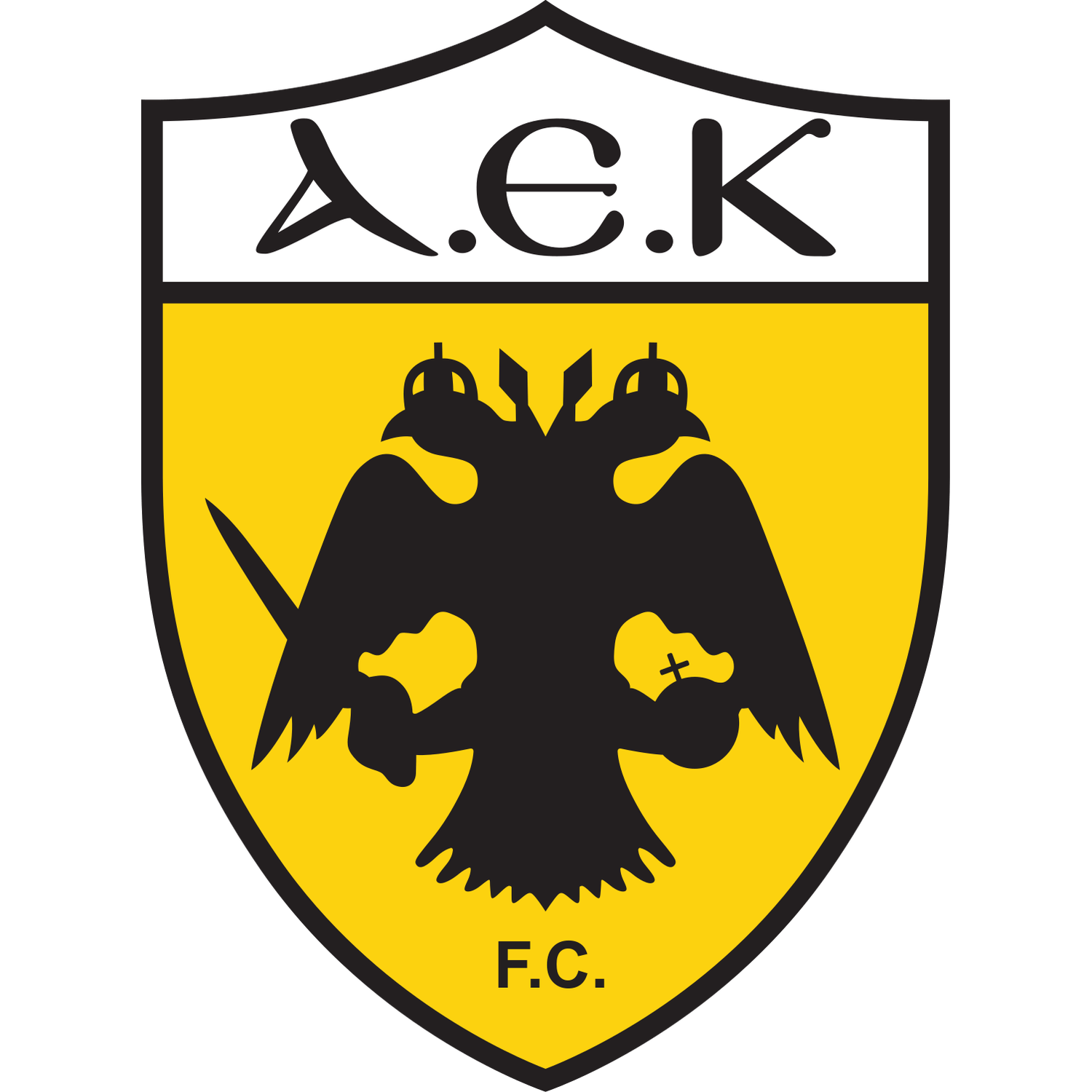 Escudo de AEK Atenas Fútbol Club